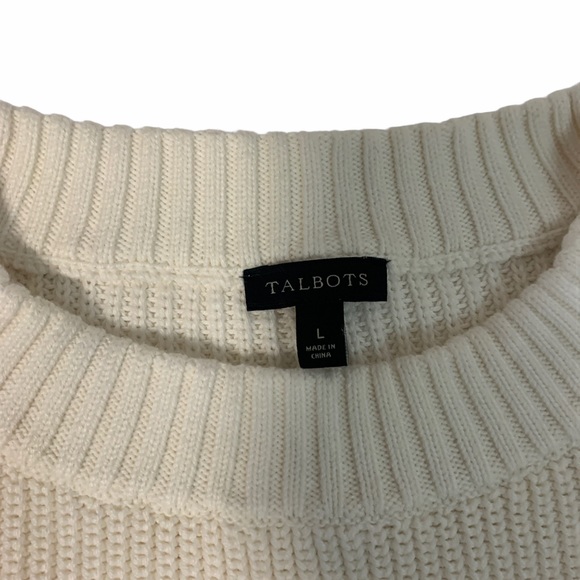 TALBOTS • Thermolite Striped Sweater • Size Large - Picture 7 of 8